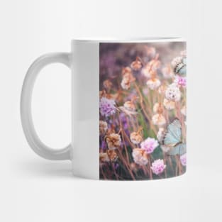 Flower and Butterfly Mug